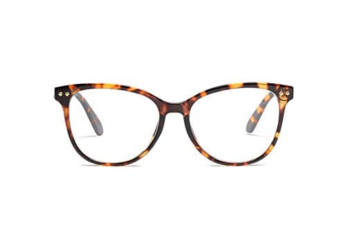 Big Box Retro Fashion Wild Unisex Goggles Flat Mirror,Leopardprint