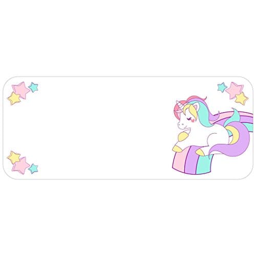 'Gifts with Name 1420 Unicorn Write On Labels for Marmalade, 22 x 23 mm Pink Cosmetic DIY Gifts, Parcels, Glass Jars, Pack of 160