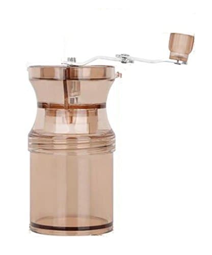 XIAOMEIXI Manual Coffee Grinder With Adjustable Conical Burr With Coarse or Fine Acrylic Material