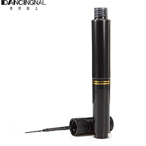 DANCINGNAIL 2-WAY NAIL ART TIPS VARNISH LINER PAINTING PICK DRAWING POLISH POINT PEN BRUSH black