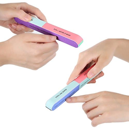 12 Pack Nail Files and Nail Buffer Block Manicure Pedicure Kit, 7 Ways