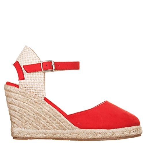 VialeScarpe Women's Msh-16576cmro_40 Lace-Up Flats red red 6.5 red Size: 6