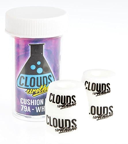 Clouds Urethane Cushion Kit for Roller skates / Skateboards (White, 79a)