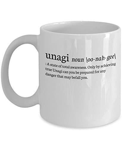 Unagi Definition - Friends Tv Show Merchandise 11-oz Joey Rachel Chandler Ross Monica Phoebe lobster unagi Cocoa Coffee Tea Mug Cup Perfect Gift for Friends Fan