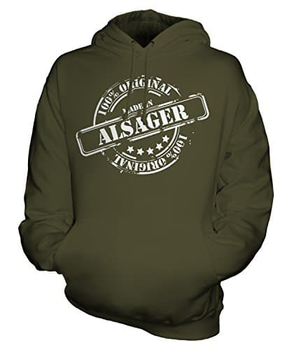 Made In Alsager - Unisex Hoodie - Mens/Womens/Ladies, Size Small, Colour Mint...