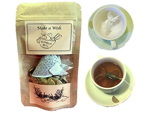 Make a Wish with Goldfish, PEPPERMINT &amp; MELISSA, Good Luck gift, Small Gift, ONE Goldfish tea bag, Unique gift, Creative tea bags, Gift for colleague