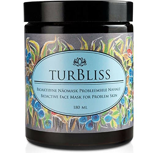 Face Mask for Problem Skin by Turbliss | 100% Natural Facial Exfoliator with Powerful Anti Ageing, Pore &amp; Blackhead Cleansing Properties | Exfoliating &amp; Deep Hydrating Cleanser from Organic Peat