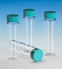 CHEMGLA - Vials- 15 x 45 Clear- 4mL Capacity- 13-425 Threa d w/ Solid Teflon Caps- Sold In A LAB-PAC of 144, EA1