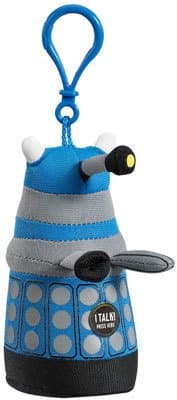 Doctor Who Small Blue Dalek - Talking Clip On Plush