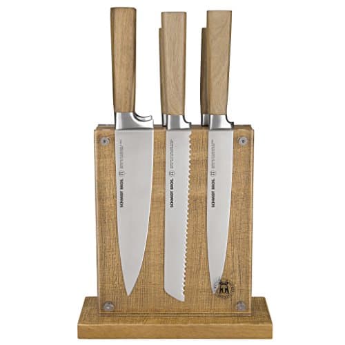 THE SCHMIDT BROTHERS 7 Piece Hudson Home Group No 10 Farmhouse Knife Set, Stainless Steel
