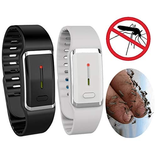 Anti-Mosquito Repellent Band,Fheaven Electronic Mosquito Repellent Bracelet Sonic Mosquito Repellent Waterproof Smart Watch for Pregnant Women Baby (white)