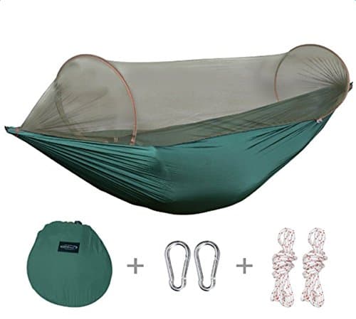 Mosquito Asphyxiation Hammock Flagstaff Lawson Green Ridge Hammock Portable Outdoor Double Parachute Cloth Nets Hammock Outdoors Camping Hammock with Mosquito Net