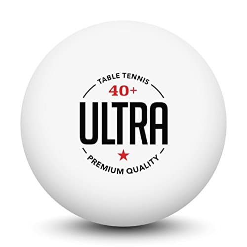 Ultra Table Tennis - 50 Practice Ping Pong Balls [1-Star, 40mm, 2.7 grams] (White)