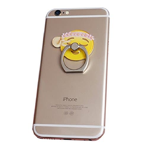 Ayiqi Cell Phone Holder Universal Rotation Phiz Phone Grip kickstand Smartphone Cell Phone Ring Holder for All Cell Phones iPad (Color H)