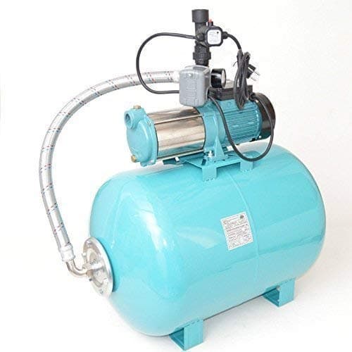 100 L Water Works Garden Pump mhi1300, Performance 1300Watt Voltage 230V/50Hz Robust and Stainless Steel edelstahlwelle + Integrated Thermal Circuit Breaker Flow Rate: 6000L/H + DRY RUN PROTECTION+