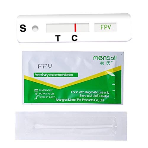 haixclvyE Test Paper Feline Cat Home Health Detection for Distemper Parvovirus Virus FPV, Pet Cats Health