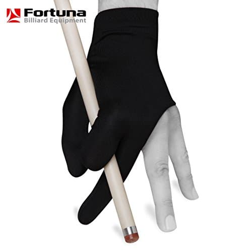 Billiard Pool Cue GLOVE by Fortuna - Economy - Fits either hand - One size fits all - Black