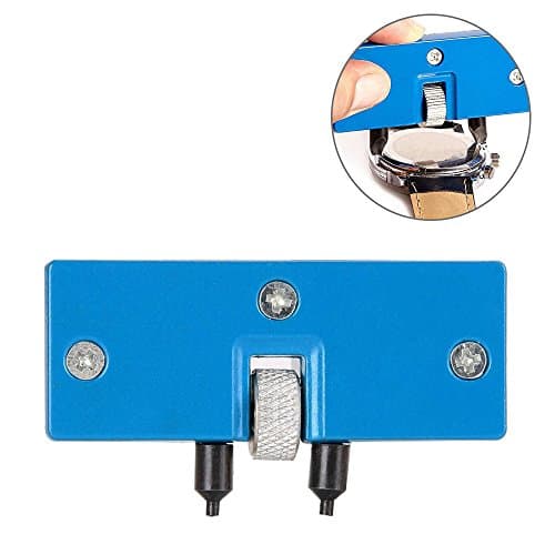 Easonove Watch Adjustable Opener Back Case Press Closer Remover Repair Watchmaker Tool (Blue)