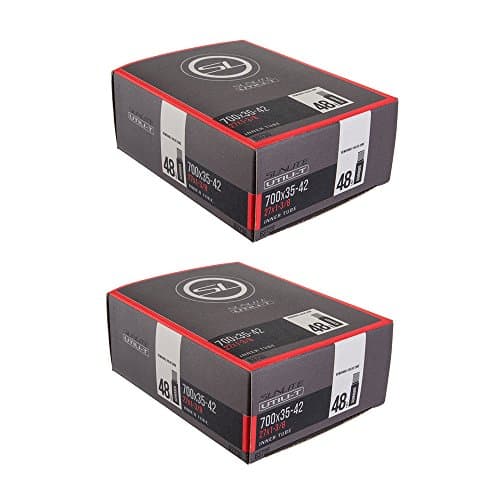 Sunlite Utili-T Schrader Valve Tubes 700 x 35-42 27x1-3/8 SV48 FFW36mm 63730 (2 Pack)