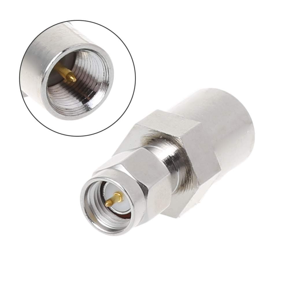 JUNESUN Both Male FME To SMA Plug RF Connector Straight FME/SMA Coaxial Cable Adapter
