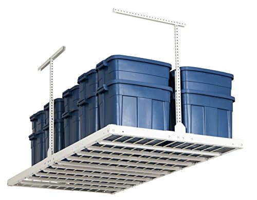 Monkey Bars Overhead Ceiling Rack Small, White