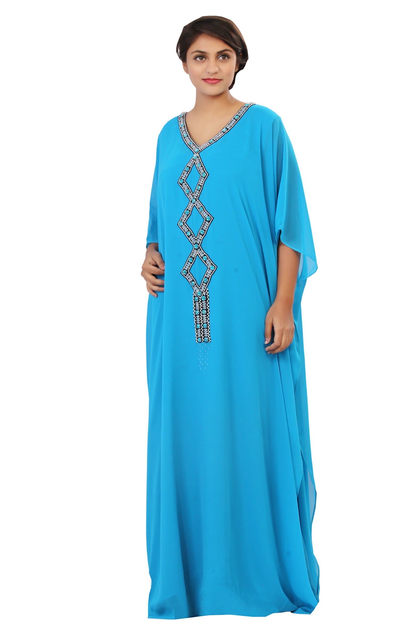 Dubai Very Fancy Kaftan Luxury Crystal Beaded Caftan Abaya Wedding Dress