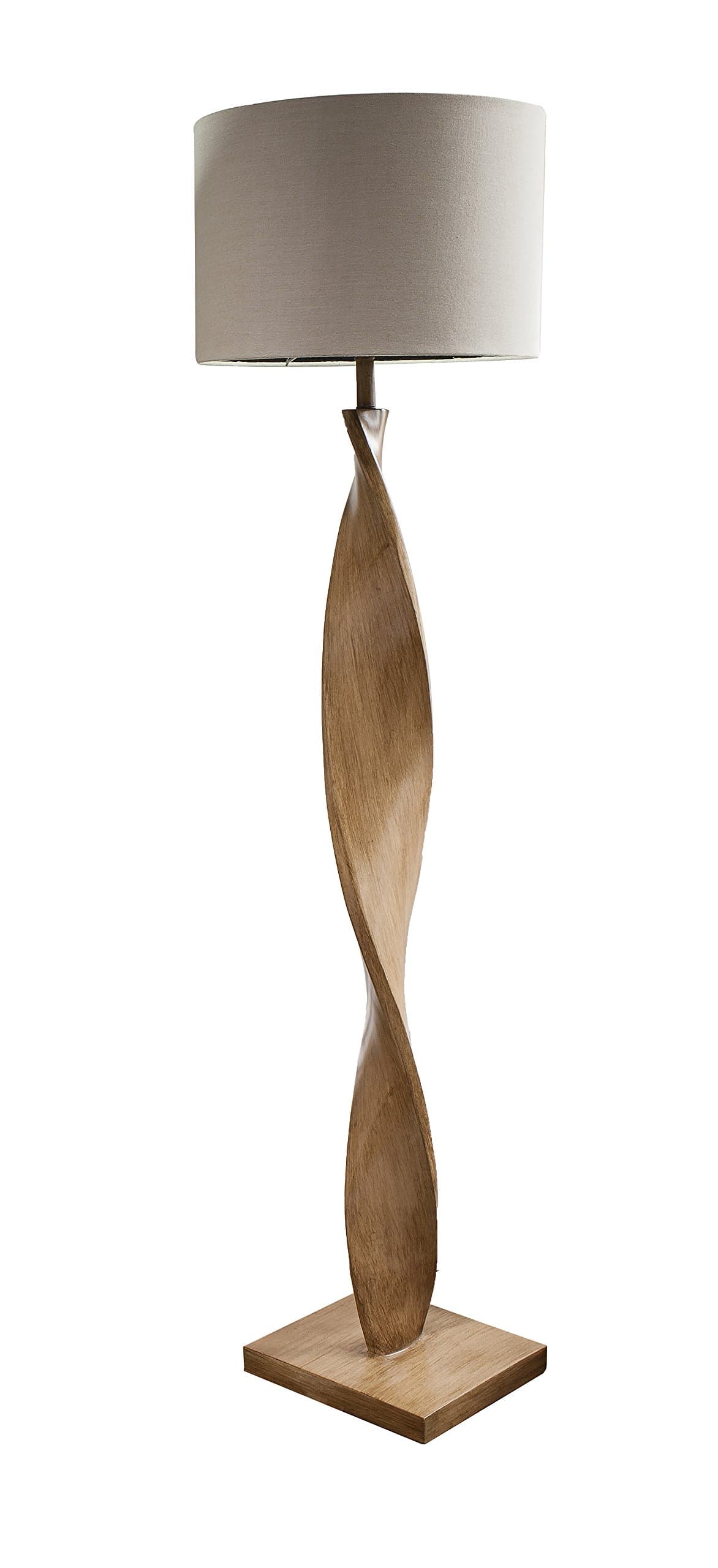 Gallery Direct Argenta Floor Lamp, Resin, White [Energy Class A]