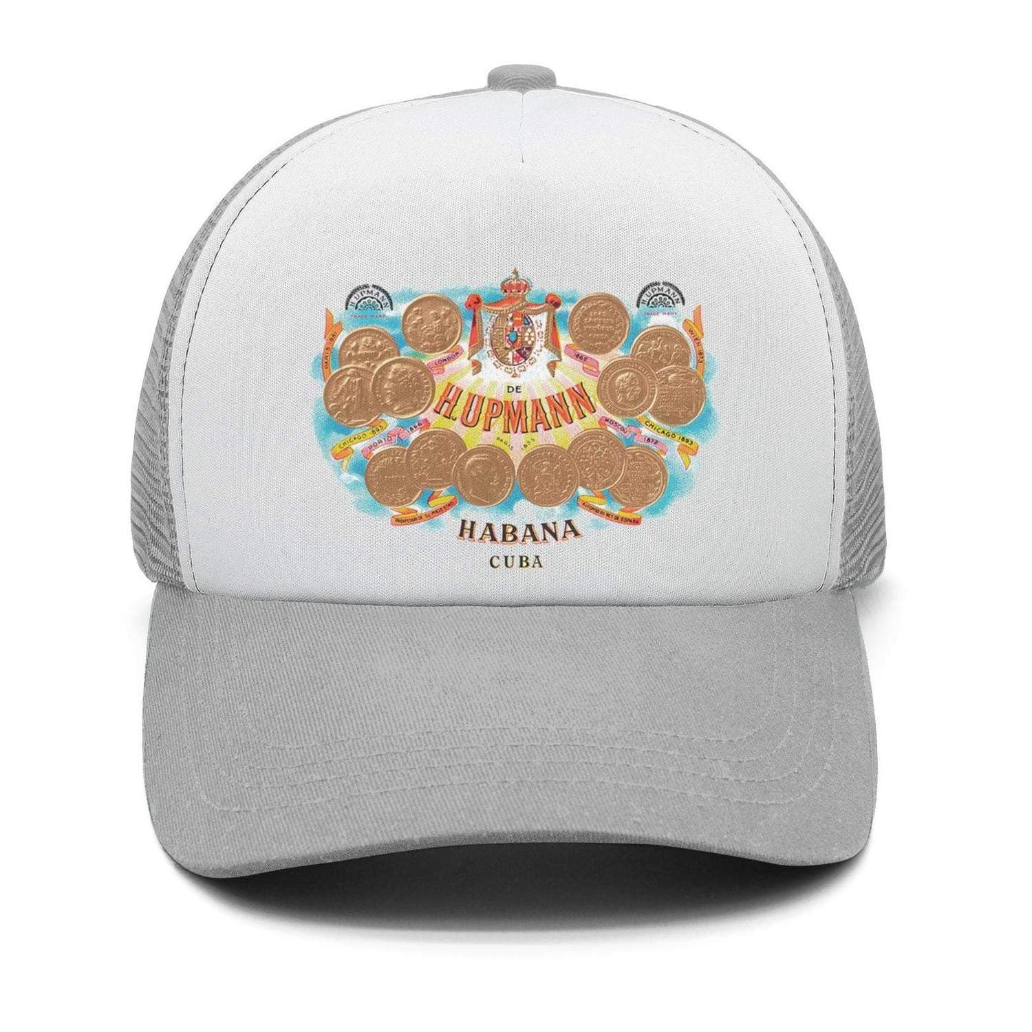 LSHOEJFVG Unisex Womens Flat Hipster Hat Adjustable Mesh Captain Cotton Baseball Cap