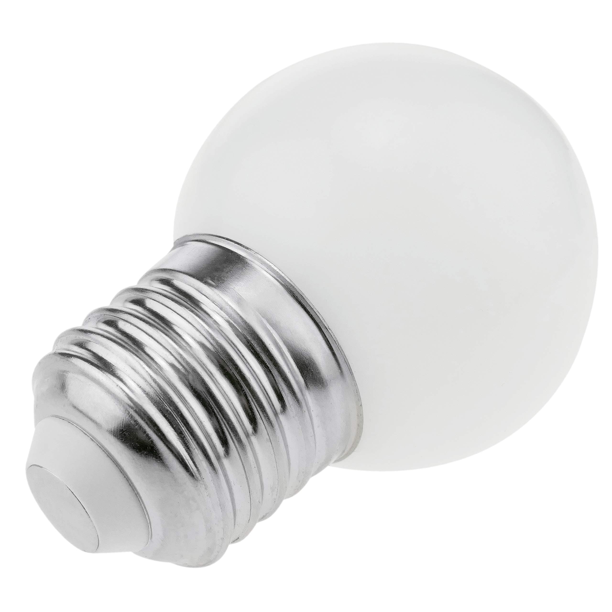 PrimeMatik LED Bulb G45 E27 230 VAC 1.5 W Warm White Light (NT096)