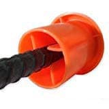 Deslauriers - Rebar Safety Scratch Warning Caps fits #3-#8 Rebar- 200 pcs