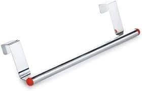 Mystte Towel Holder for Kitchen - Towel Bar for Wash Basin - Best for Kitchen Counter Cabinet Door - 9 Inch Steel Rod Suitable for Small Size Towels Pack of 2