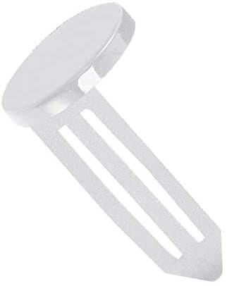 BankSupplies Keyhole Signals | White – Box Available for Rent | Vault Signal | Box of 25 | Non-Chip | Reusable & Long-Lasting | At-a-Glance Organization | Color Coded Plugs