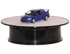 AUTOartRotary Display Turn Table 8 Inches with Silver Top 1/43, 1/64, 1/32, 1/24