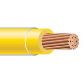 1000' 10 Gauge Yellow THHN THWN-2 Copper Wire Conductor Heat Moisture Gasoline Resistant