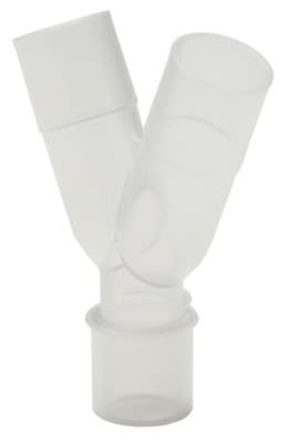 John Bunn GF70010 Wye Connector Without Sampling Port, Plastic, Clear (Pack of 100)