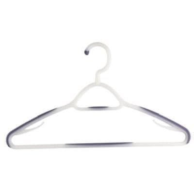 Lakeland Soft Grip Non Slip Clothes Hanger 6-Piece Set, Dark Purple