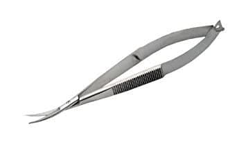 ARINEO Castroveijo Micro Scissor Curved, Noyes Spring Scissor 11cm