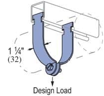 Genuine Unistrut P1428-EG 1" Thin Wall Conduit (EMT) Pipe Strut Clamp for All 1-5/8" Strut Channels