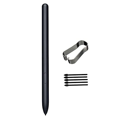 Tab S8 Pen Replacement for Samsung Galaxy S Pen Galaxy Tab S8, S8 Plus, S8 Ultra, Tab S7, S7 Plus, S7 FE S Pen Stylus + Nibs (Black)