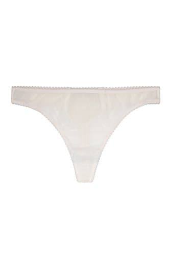 Marlies Dekkers Mauritshuis white marble thong XL