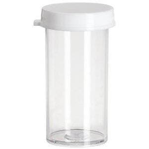 Plastic Snap Cap Vials : 9 Drams (1" x 2 5/8") Pack of 25