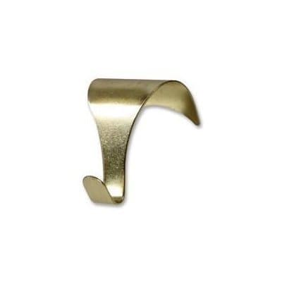 Brass Rail Picture Hook Pack of 10 + Brass Picture Wire 3.5m