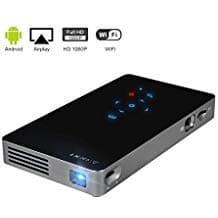 Mileagea CXP650 Smart Pico Video Projector Portable WXGA 720p Resolution WiFi Connection for Smartphone HDMI(Input)