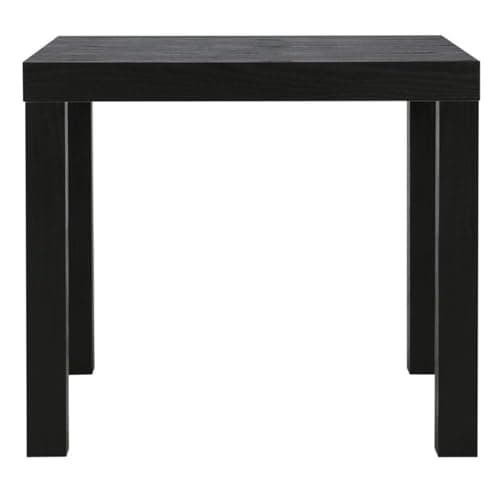 Ameriwood Home Parsons Black End Table, End Table for Living Room, Black Oak