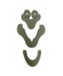 ASPEN Replacement Pads for Vista MultiPost Cervical Collar Neck Brace, Fits Model 984200, Natural Cotton Lined, Hypoallergenic, One Size, Pads Only