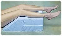 Orthopedic Lift Your Feet Cushion Bed Wedge, Foam with Blue Zip Cover, 10" X 20" X 30-1/2" Ideal for Leg or Foot Elevation Helps Improve Circulation While Allowing the Spinal Cord to Relax, Easing Back Pain