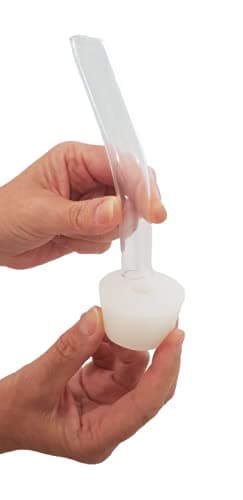 Dr Nelson’s Improved Inhaler, Vocal Steamer White Spare Mouthpiece and Bung