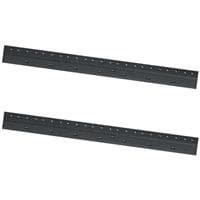 42U Rack Rail, 1 Pair, Black