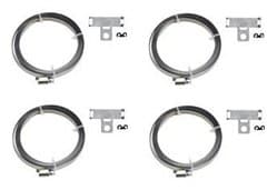 TPMS 8304 Strap Package. 4 straps, 4 brackets, 4 band clips