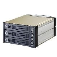 JOUJYE SAS Series ST 2131SS Case SATA I II III SAS with Fan 600Mbps 6.4 cm / 2.5 Inch and 8.9 cm / 3.5 Inch Black